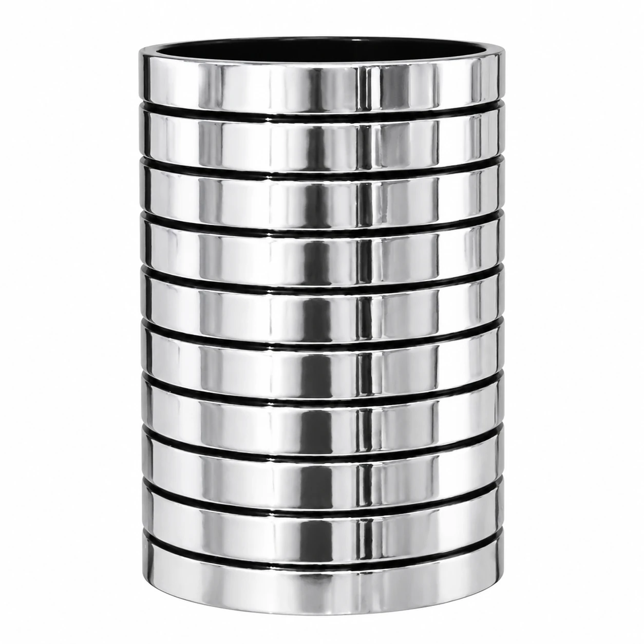 جا مسواکی ترک رنگ نقره ای و مشکی